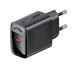 Зарядное устройство Acefast A102 PD30W, GaN single USB-C charger, Black