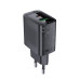 Зарядное устройство Acefast A78 PD20W, GaN (USB-A+USB-C) charger, Black