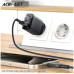 Зарядное устройство Acefast A98 PD30W, GaN (USB-C+USB-A) charger, Black