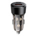 Автомобильное зарядное устройство Acefast B12 60W, (USB-A+USB-C) dual-port car charger, Black