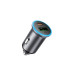 Автомобильное зарядное устройство Acefast B15 65W, (USB-A+USB-C) dual port metal car charger, Metal Gray