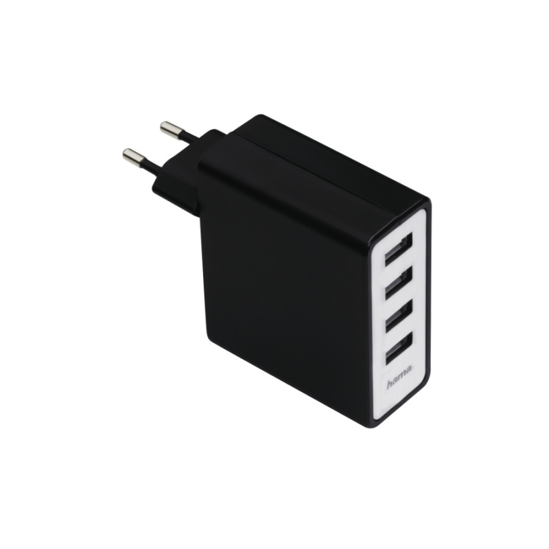 Gembird EG-U4AC-02, 4 x USB, черный