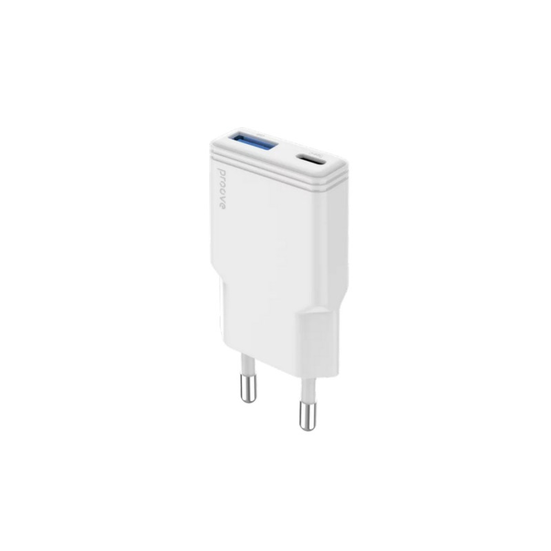 Proove Slender 30W (Type-C + USB), White