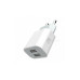 XPower Travel Adapter, 2.4A, 2 USB Type-C, White