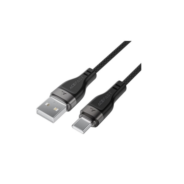 Кабель USB Type-C to USB-A 1.2m, Acefast C11-04, 3A, magnetic charging data cable, Black