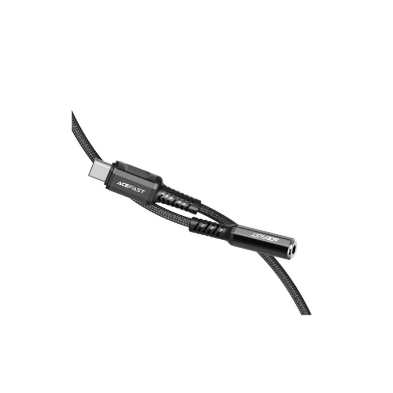 Кабель USB Type-C to 3.5mm, Acefast C1-07, Black