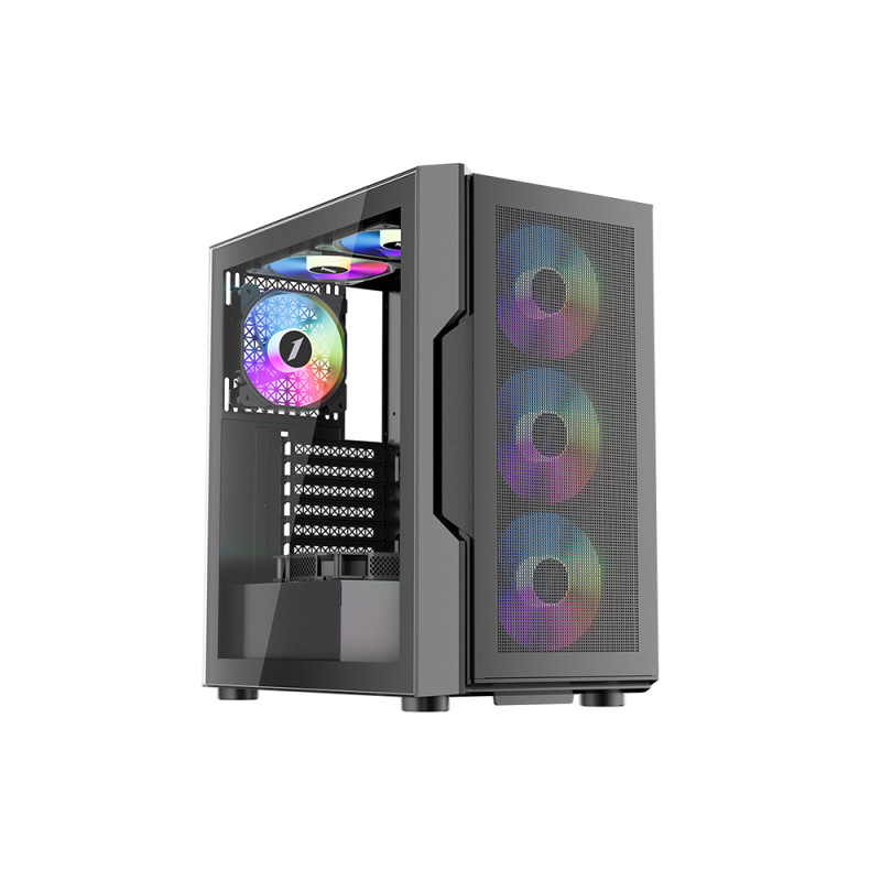 Корпус для ПК 1STPLAYER T7-P, Black