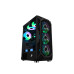 Корпус для ПК 1STPLAYER X6, Black, X6-4F2