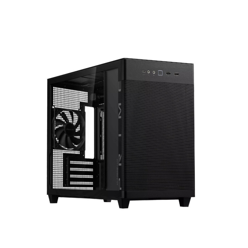Корпус для ПК Asus Prime AP201 из закаленного стекла, черный