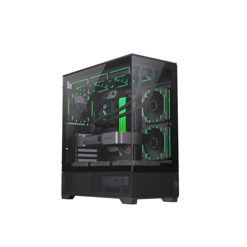 Carcasa PC Gamemax Vista 2 AB, Black