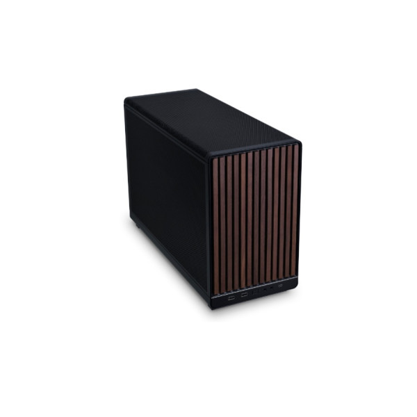 Carcasa PC Lian Li A3-mATX-WD BLACK, Wood Black