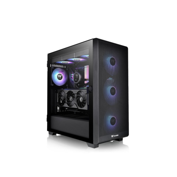 Carcasa PC Thermaltake S250 TG ARGB, Black