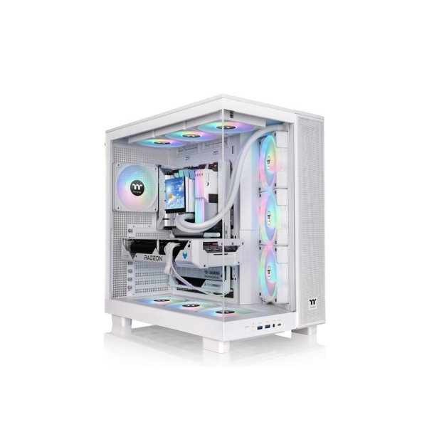 Carcasa PC Thermaltake View 380 XL TG ARGB, Snow