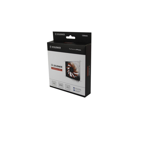 Кулер для корпуса Xilence XPF120.R, Black/Red