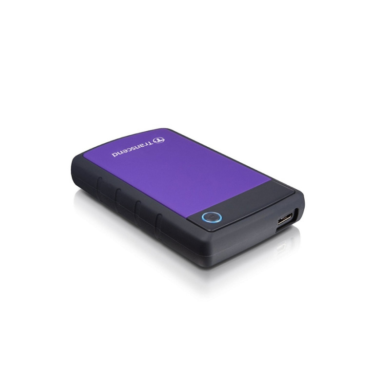 Внешний жесткий диск 2.0TB Transcend StoreJet 25H3P Rubber, Gray/Violet