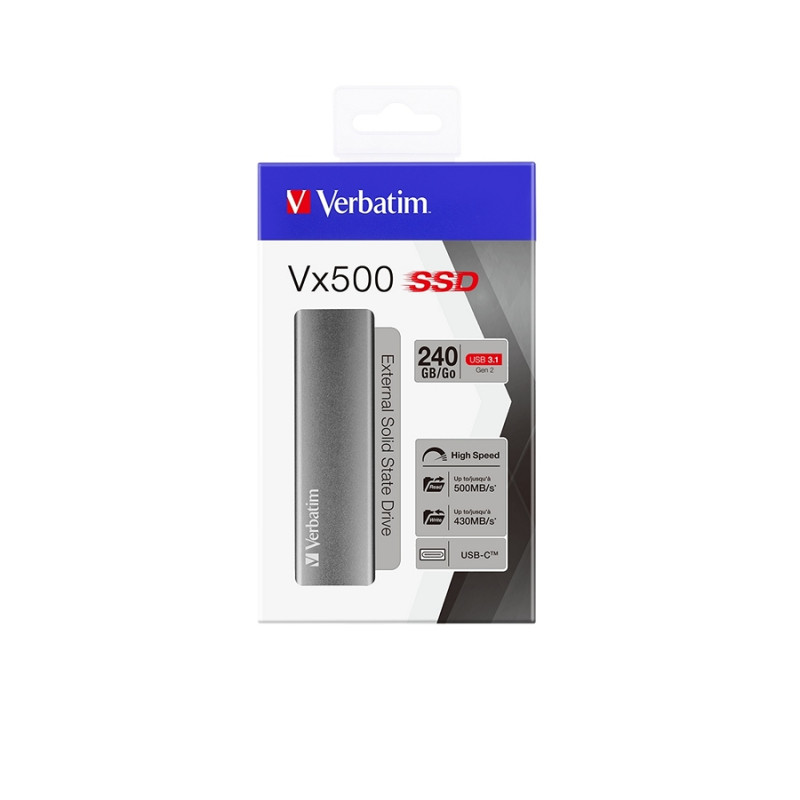 Внешний SSD 240GB Verbatim Vx500