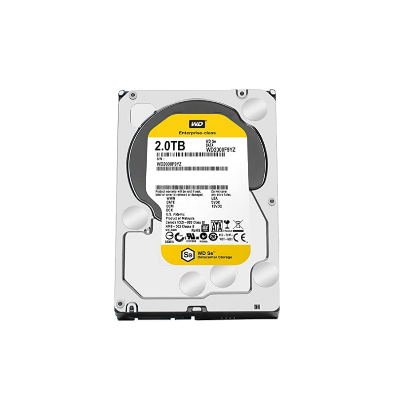3.5" HDD  2.0Tb, Western Digital SE DataCenter WD2000F9YZ Enterprise-Class, 7200rpm, 64Mb, SATA-III, FR