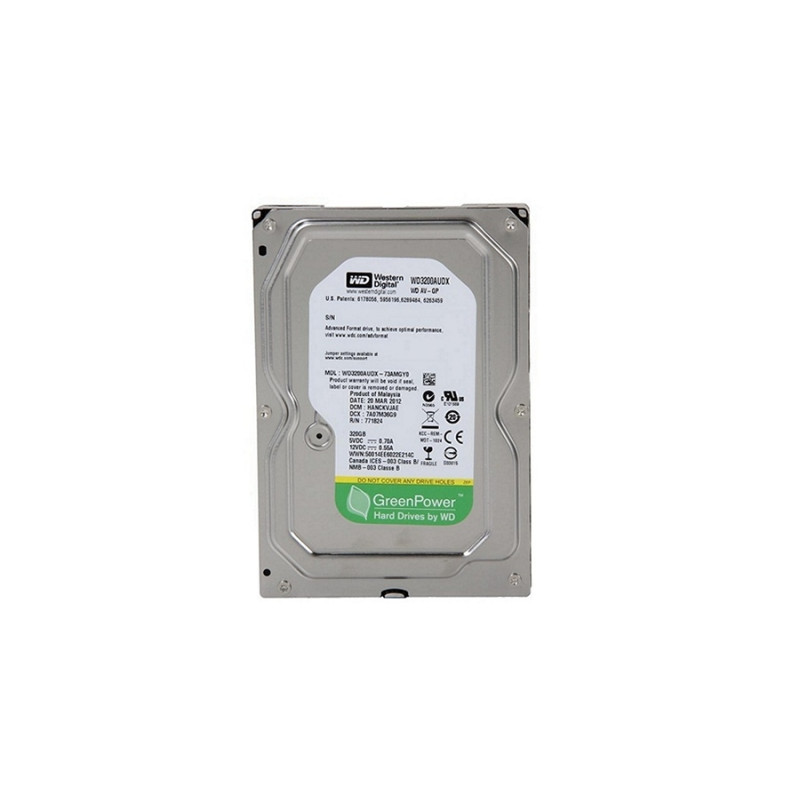 HDD 320Gb Western Digital WD3200AUDX AV-GP, IntelliPower, 32Mb, SATAIII, NP