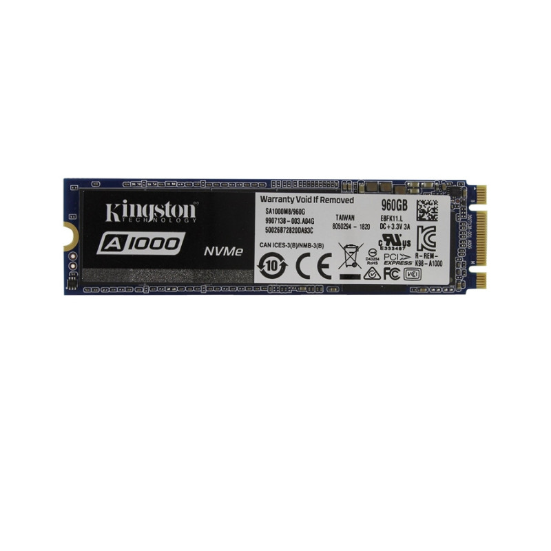 M.2 NVMe SSD 960Gb Kingston A1000