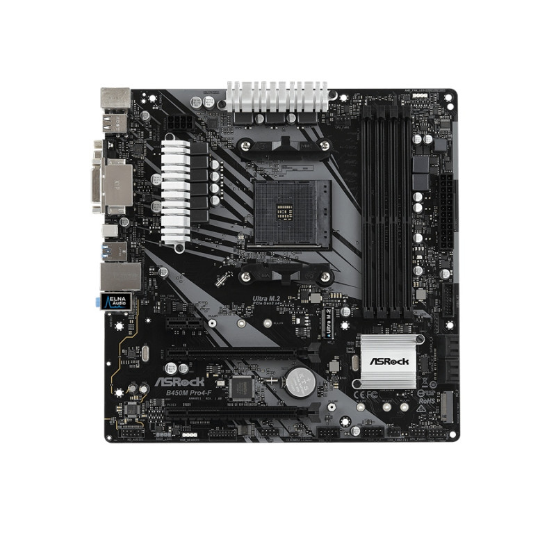 ASRock B450M PRO4-F