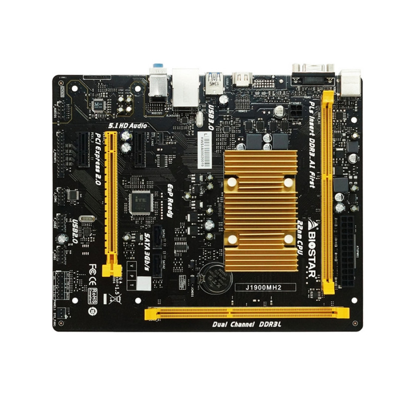 Biostar J1900MH2, MB + CPU onboard