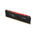 16GB DDR4-3733 Kingston HyperX® FURY DDR4 RGB, PC29800, CL19, 1.35V, Auto-overclocking, Asymmetric BLACK heat spreader, Intel XMP Ready, Dynamic RGB