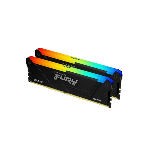 Оперативная память 32GB (Kit of 2x16GB) DDR4-3200 Kingston Fury Beast RGB WP