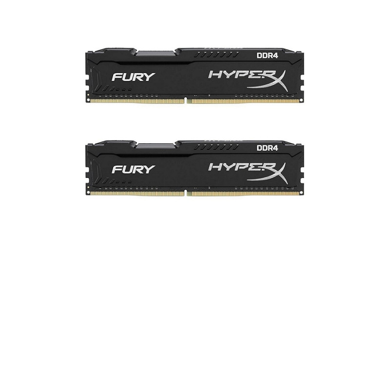 32Gb (Kit of 2x16Gb) DDR4-2666 Kingston HyperX FURY, PC21300, CL16, 1.2V, Black
