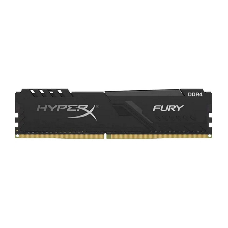 8GB DDR4-2400 Kingston HyperX FURY DDR4, PC19200, CL15, 1.2V, Auto-overclocking, Asymmetric BLACK heat spreader