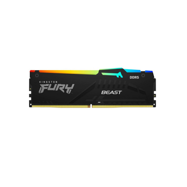 Оперативная память 16GB DDR5-5600 Kingston Fury Beast DDR5 RGB Expo, KF556C36BBEA-16