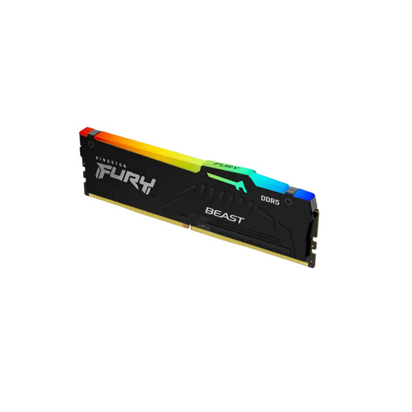 Оперативная память 16GB DDR5-6000 Kingston Fury Beast RGB, Black