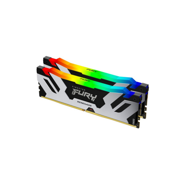 Оперативная память 32GB (Kit of 2x16GB) DDR5-6800 Kingston Fury Renegade RGB, Silver