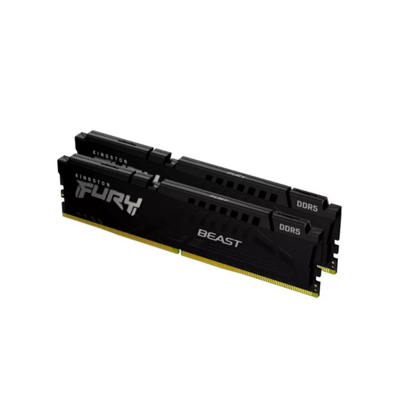 Оперативная память 32GB (Kit of 2x16GB) DDR5-6000 Kingston Fury Beast DDR5 RGB Expo (KF560C30BWEAK2-32)
