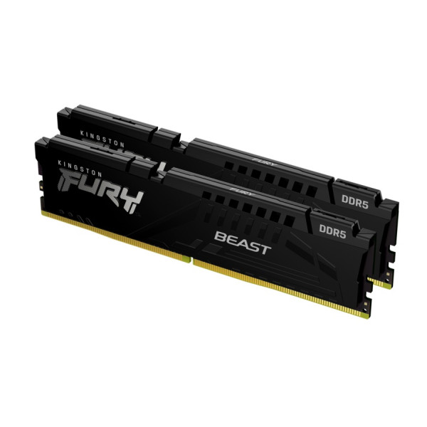 Memorie RAM 32GB (Kit of 2x16GB) DDR5-6000 Kingston Fury Beast DDR5 Expo, KF560C30BBEK2-32