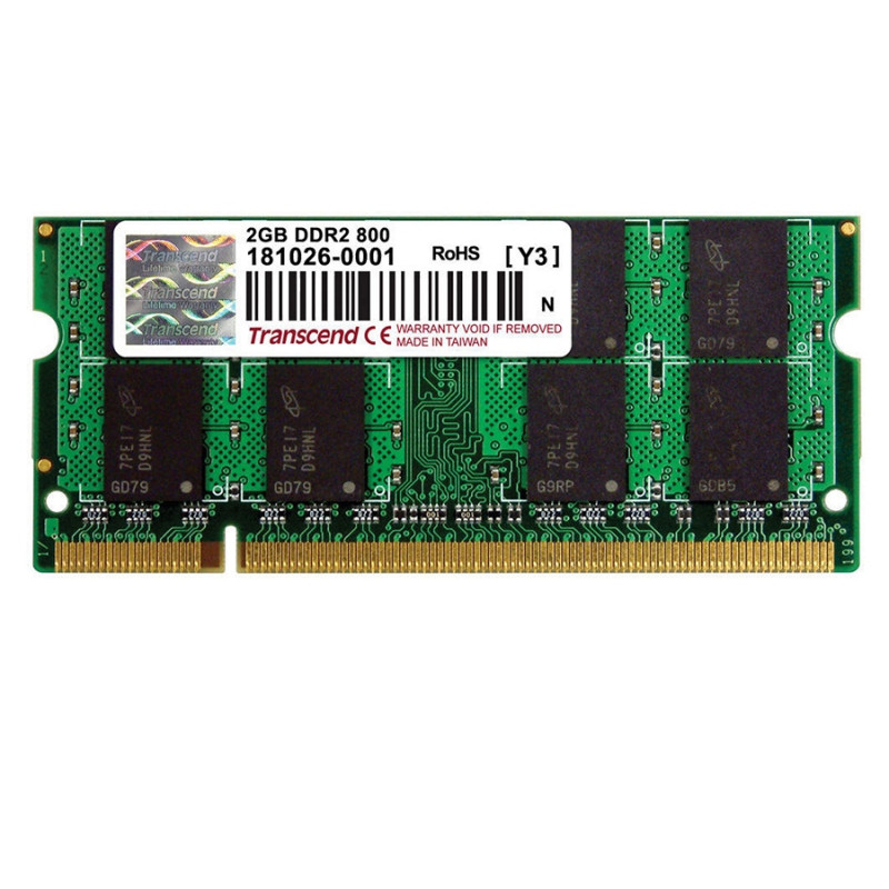Оперативная память SODIMM DDR2 2GB Transcend PC6400