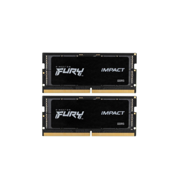 Оперативная память SODIMM DDR5 32GB (Kit of 2x16GB) Kingston Fury Beast, Black