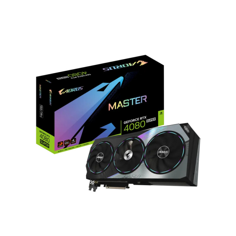 Placa Video Gigabyte GeForce RTX 4080 Super 16GB GDDR6X Aorus Master