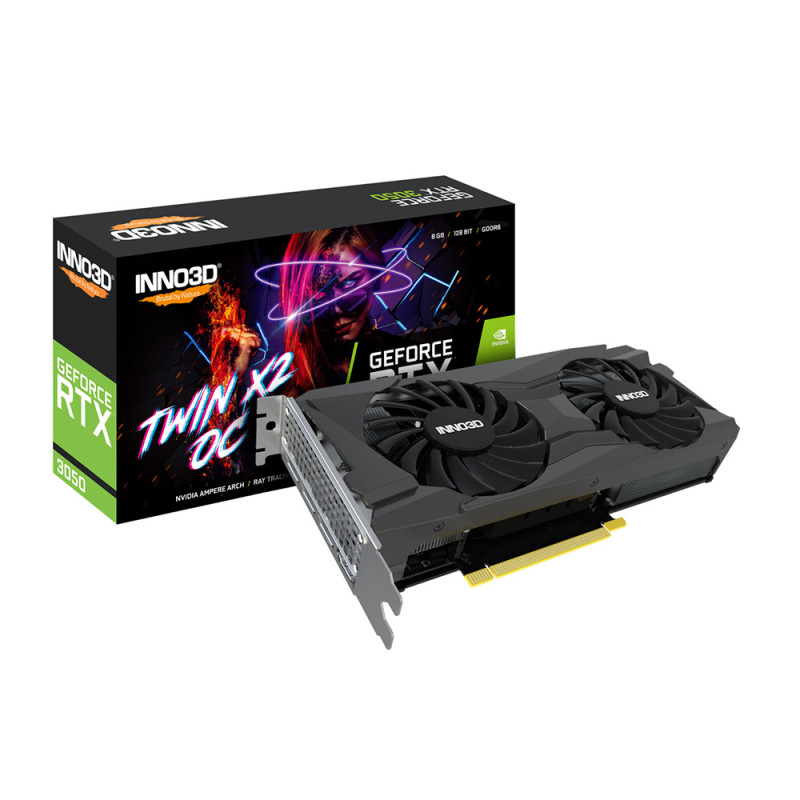 Placa Video Inno3D GeForce RTX 3050 Twin X2