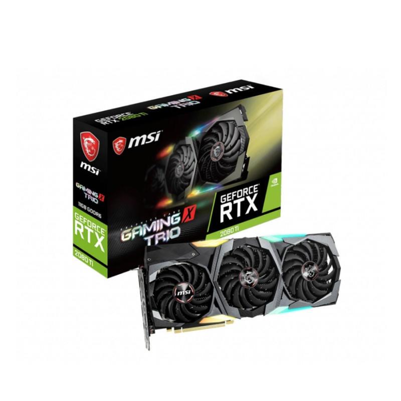 MSI GeForce RTX 2080 Ti GAMING X TRIO /  11GB DDR6