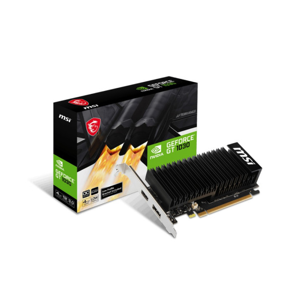 Видеокарта MSI GeForce GT 1030 4GHD4 LP OC