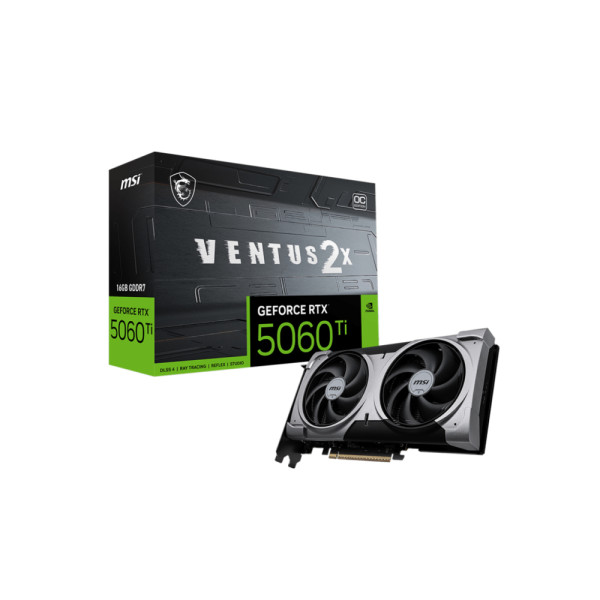 Видеокарта MSI GeForce RTX 5060 Ti Ventus 2X OC