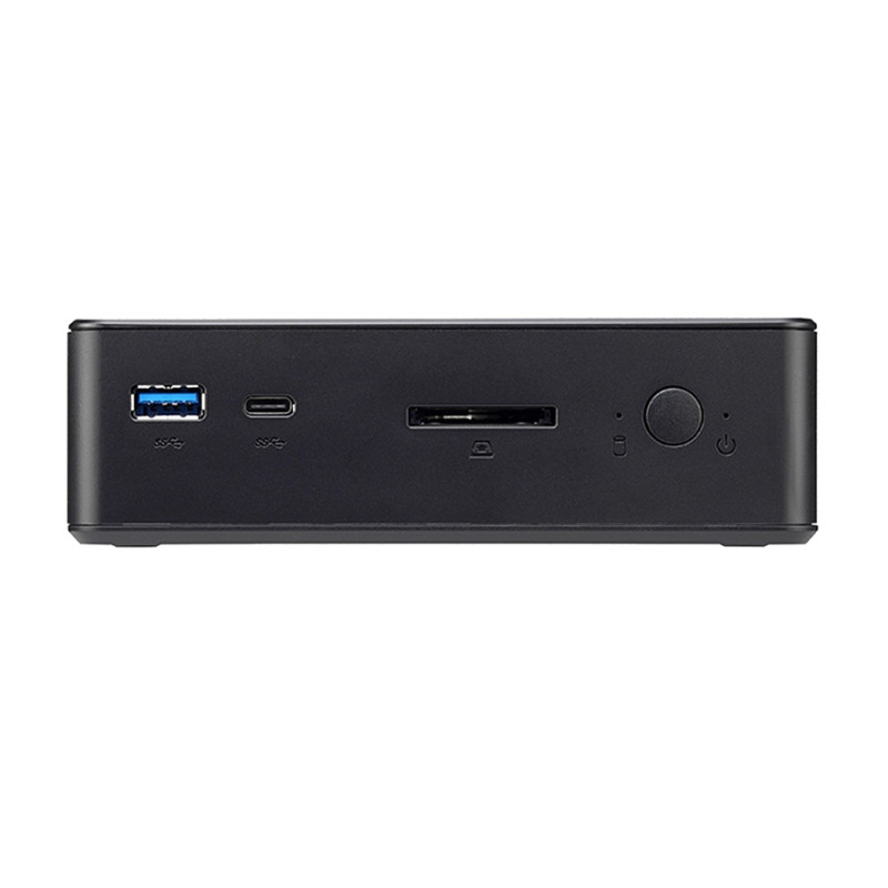 Mini PC Shuttle NC03U, CPU Intel Celeron 3865U, 2x DDR4 SODIMM slots, 2.5"SSD,HDMI,DisplayPort,USB 2.0,RJ45,DC-in Jack,Headphone+Mic