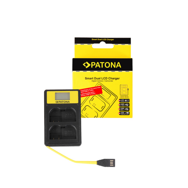 Incarcator Patona Dual LCD USB Nikon EN-EL15