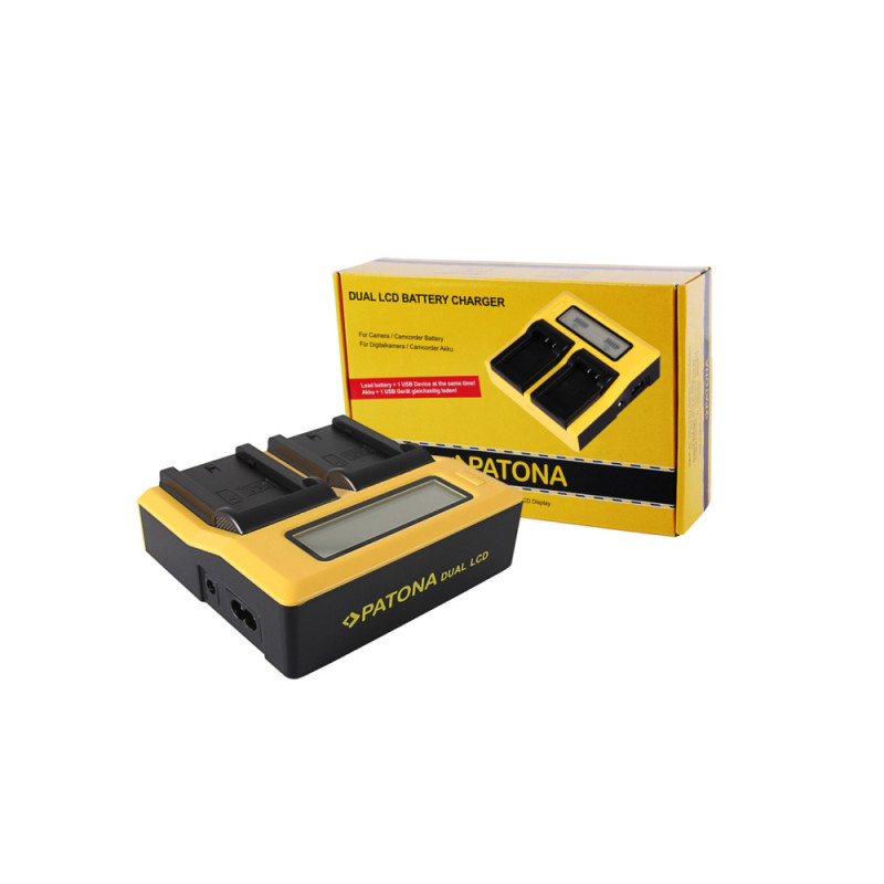 Incarcator Patona Dual LCD USB for Sony NP-FZ100