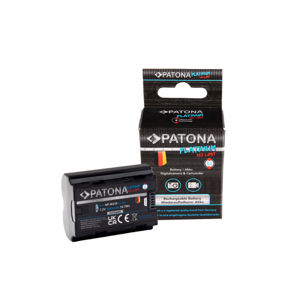 Аккумулятор Patona Platinum Fujifilm NP-W235, USB-C Input