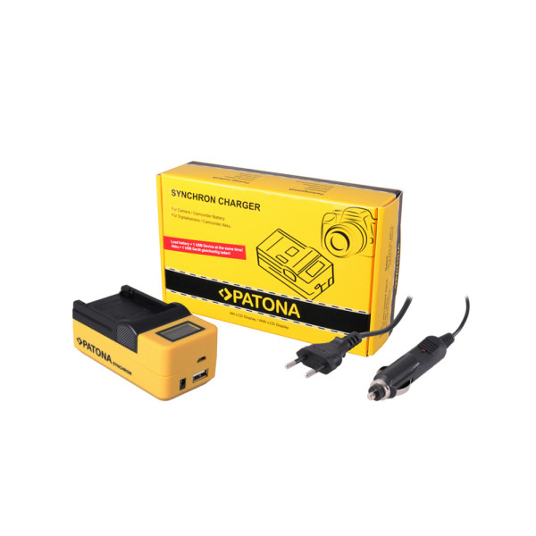 Incarcator Patona Synchron USB Nikon EN-EL15 LCD