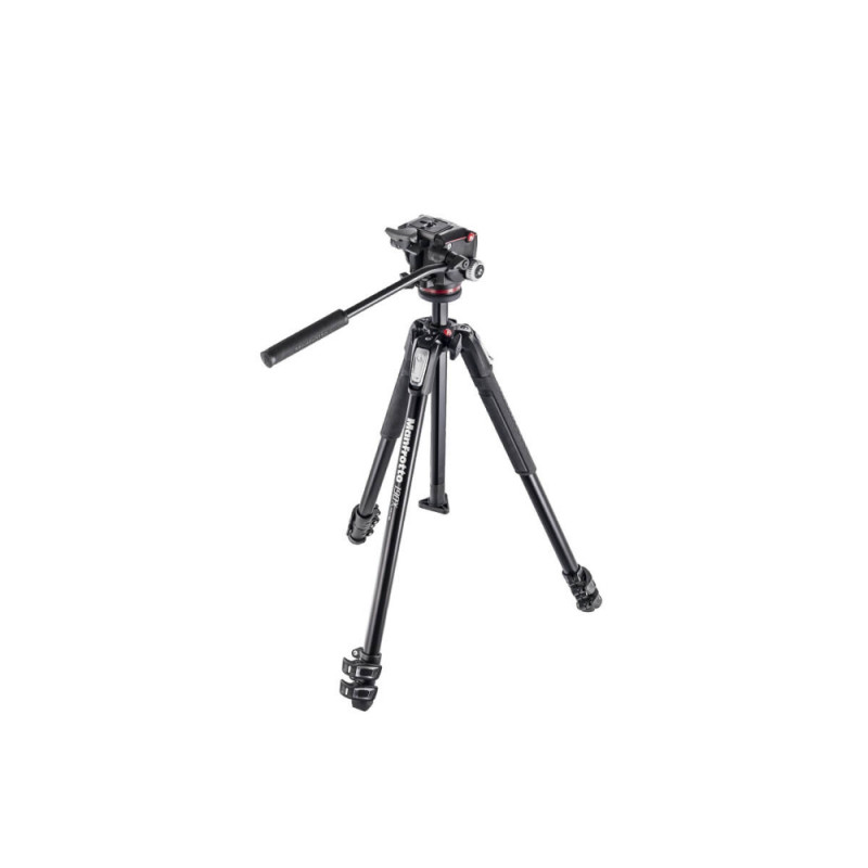 Штатив Manfrotto 190X ALU 3 SEC Kit Fluid Head