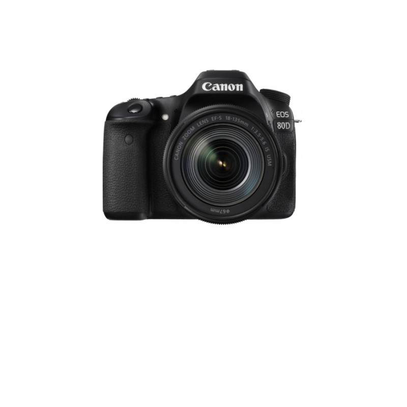 Canon EOS 80D, EF-S 18-135 IS STM, Black | Preț Avantajos | NeoComputer.md