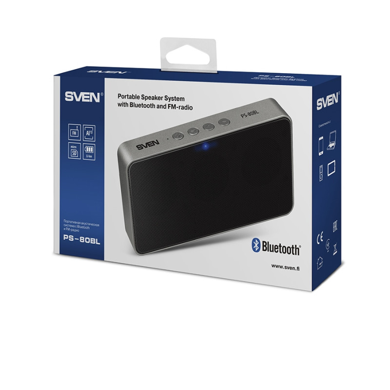 Boxe Portabile Sven PS-80BL Black