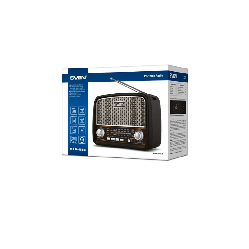 Boxa Portabila Sven SRP-555, Black